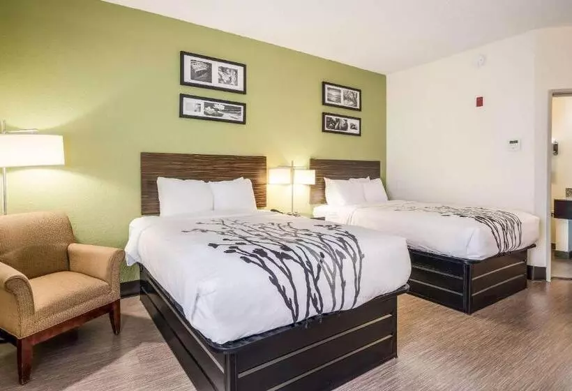 اتاق استاندارد با 2 تخت دوبل, Sleep Inn & Suites Jacksonville Near Camp Lejeune
