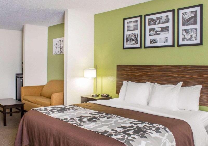 جناح سرير كينج, Sleep Inn & Suites Jacksonville Near Camp Lejeune
