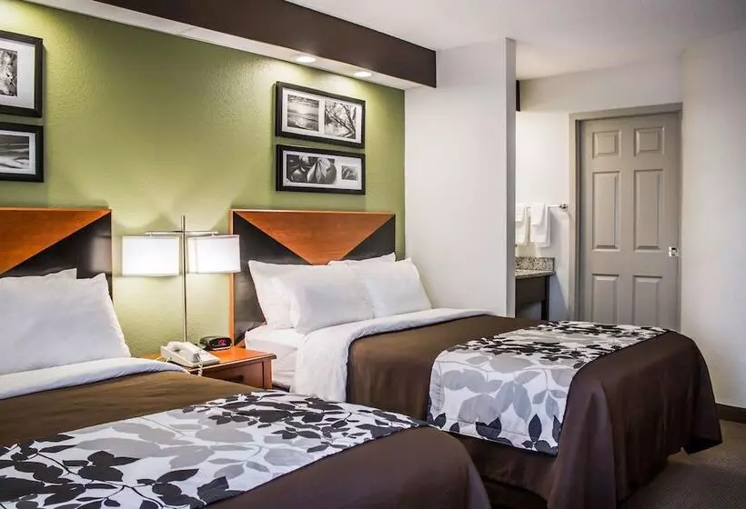 اتاق استاندارد با 2 تخت دوبل, Sleep Inn Beaver Beckley