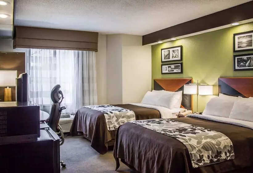 اتاق استاندارد با 2 تخت دوبل, Sleep Inn Beaver Beckley