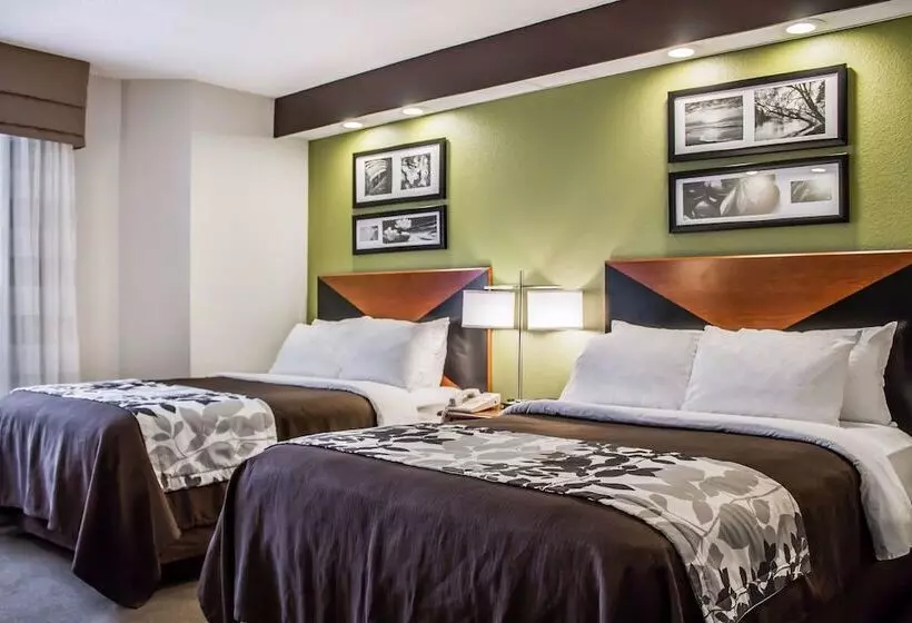 اتاق استاندارد با 2 تخت دوبل, Sleep Inn Beaver Beckley