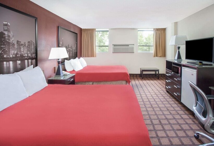 스탠다드 룸 킹사이즈 침대, Super 8 By Wyndham Chicago Il