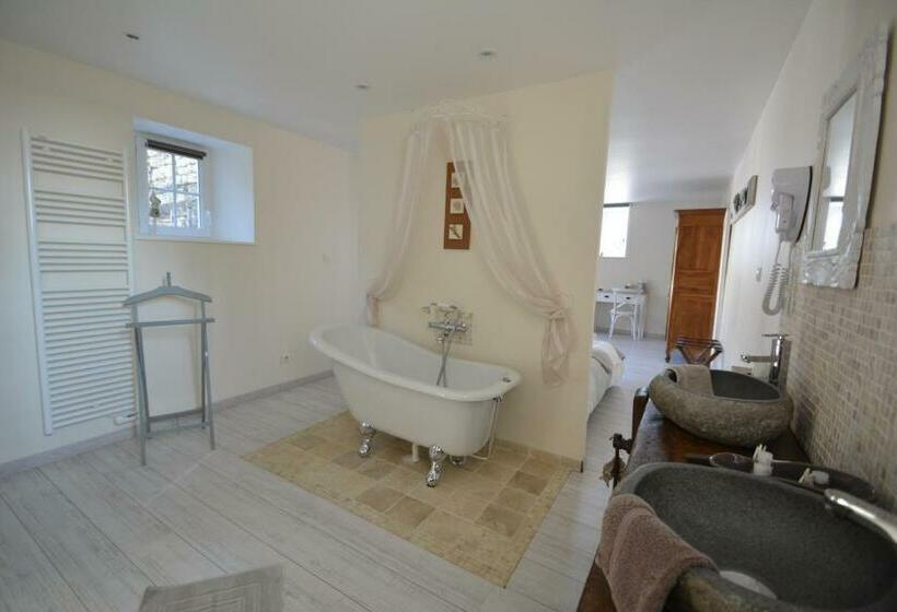 豪华房间, Aux 4 Cornes Chambre D Hotes