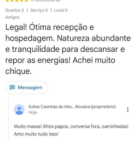 샬레, Suítes Casinha Do Alto Da Bocaina