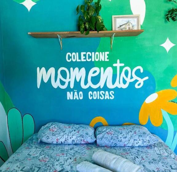 스탠다드 룸 공동 욕실, Ipê Palmas Hostel