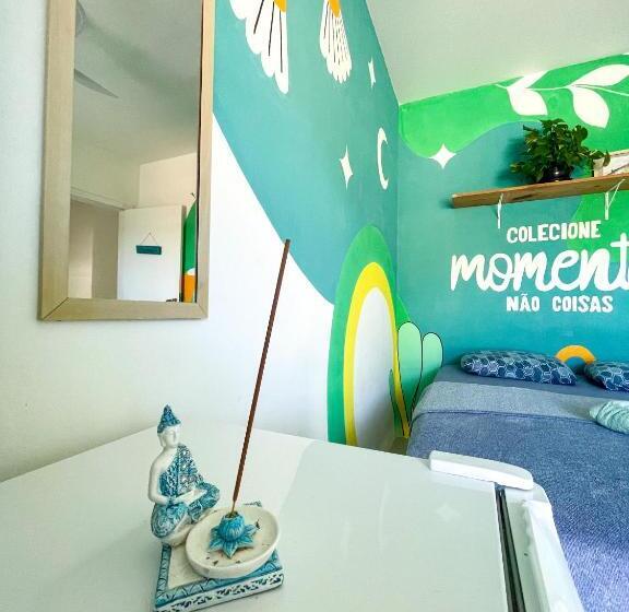 스탠다드 룸 공동 욕실, Ipê Palmas Hostel