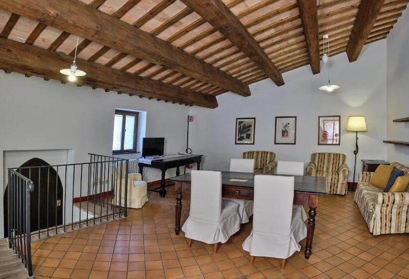 １ベッドルームのデラックスアパートメント, Palazzo Viviani Castello Di Montegridolfo