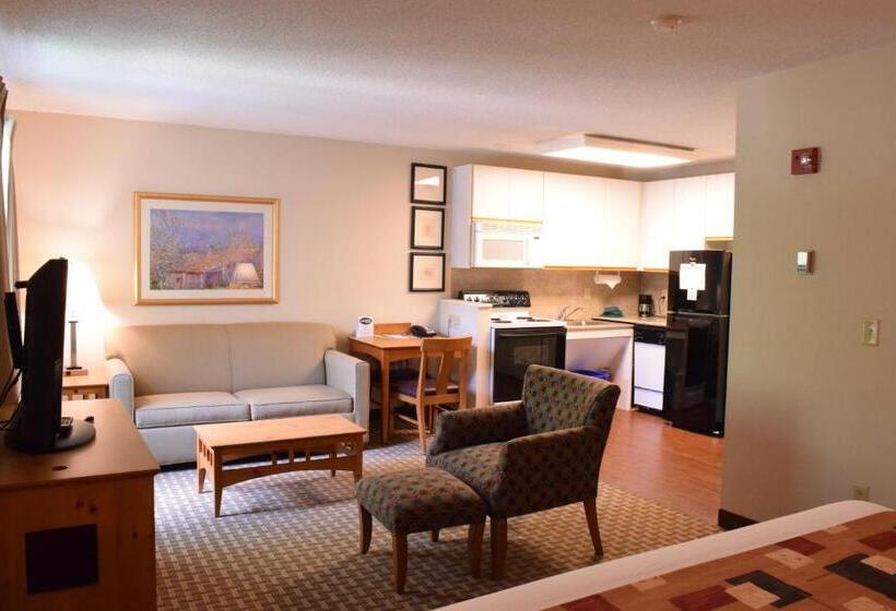 带大床的标准工作室, Cresthill Suites Syracuse