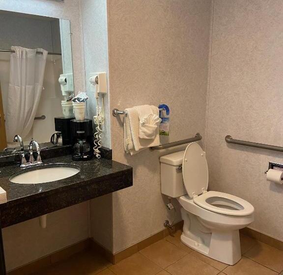 带大床的复式套间, Fairbridge Inn & Suites Williston