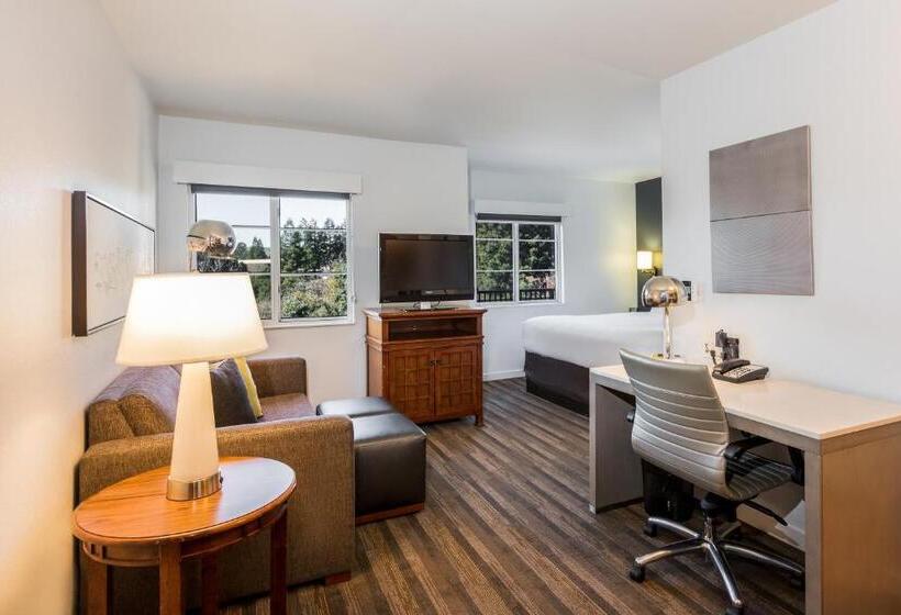 キングサイドベッドのスタンダードワンルーム, Hyatt House San Ramon