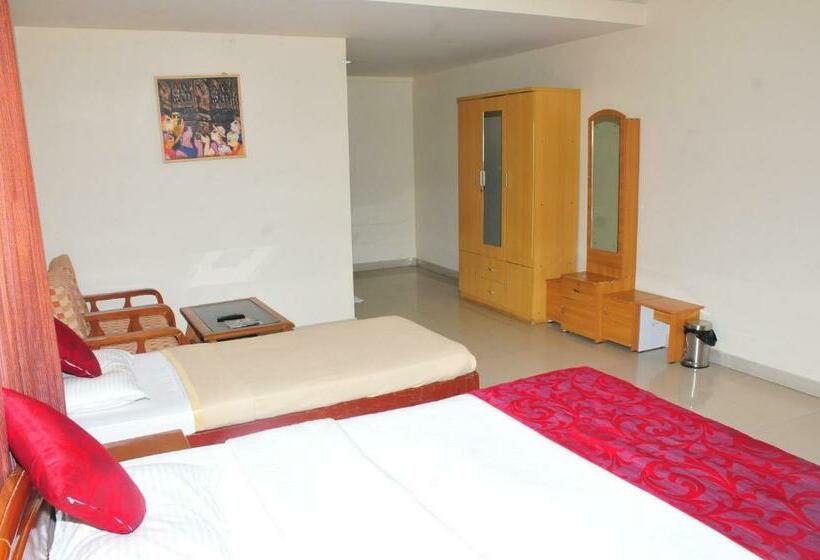 غرفة ديلوكس, Kstdc Hotel Mayura Velapuri Belur