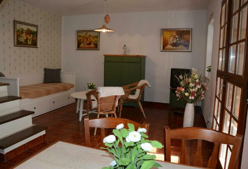 شقة غرفتين نوم مطلة على الحديقة, Habánský Dům