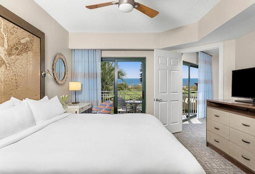 فيلا غرفتين نوم مطلة على البحر, Marriott's Barony Beach Club