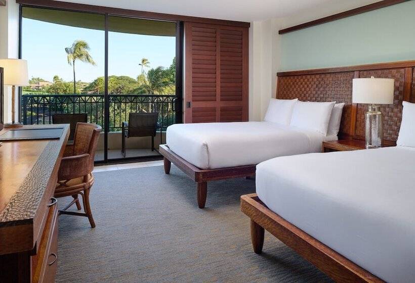 חדר סטנדרט שתי מיטות זוגיות, Royal Lahaina Resort & Bungalows