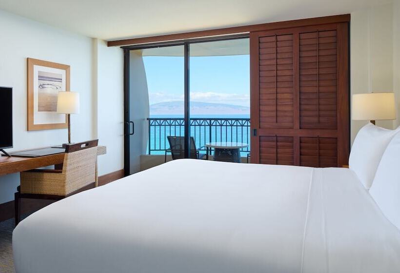 스탠다드 룸 더블 침대 바다 전망, Royal Lahaina Resort & Bungalows