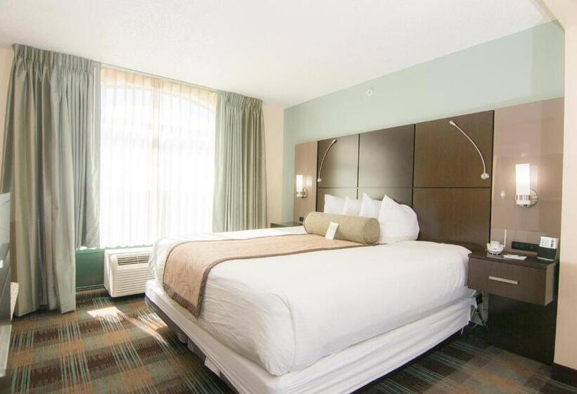 适合残疾人士使用的带超级大床的标准间, Wingate By Wyndham   Orlando International Airport  Free Hot Breakfast