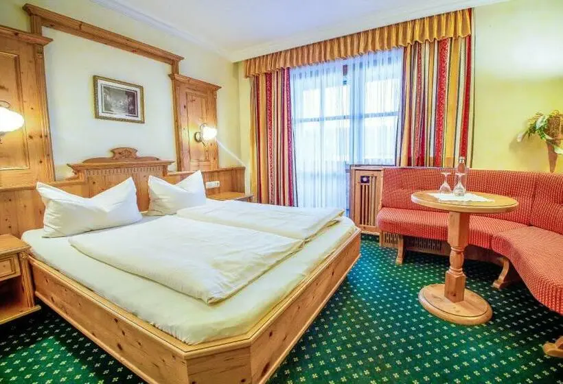 バルコニー付きシングルスタンダードルーム, Natur Wohlfühlhotel Brunner Hof