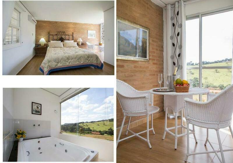 标准间带漩涡浴缸, Pousada Princesa Do Vale