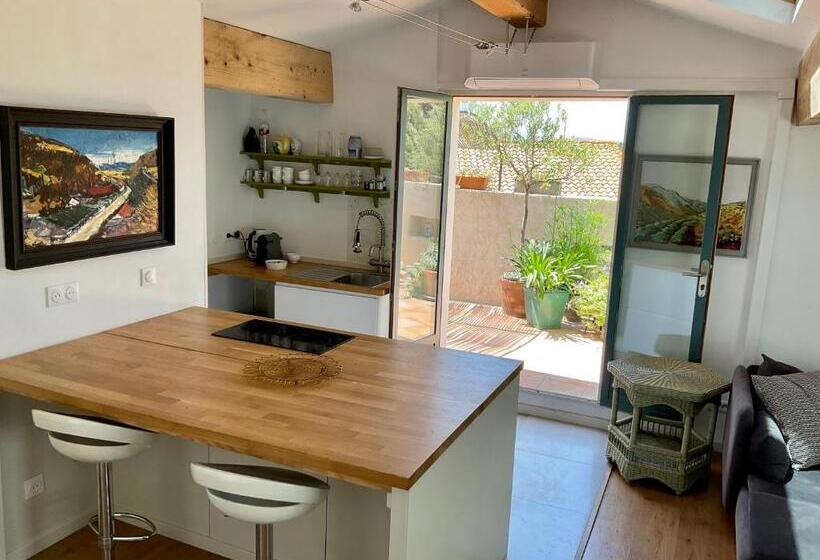 Апартаменты 1 Спальня с Террасой, La Souqueto