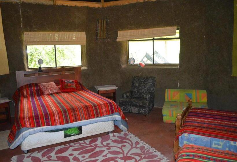 이코노미 쿼드러플룸(공용 화장실), Coyunche Cabañas Y Camping Laja & San Rosendo