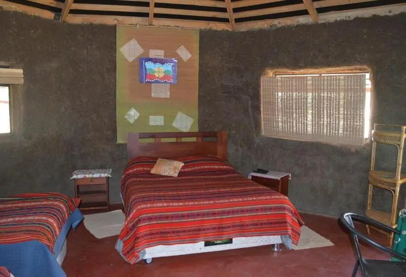 バスルーム共同エコノミー4人部屋, Coyunche Cabañas Y Camping Laja & San Rosendo