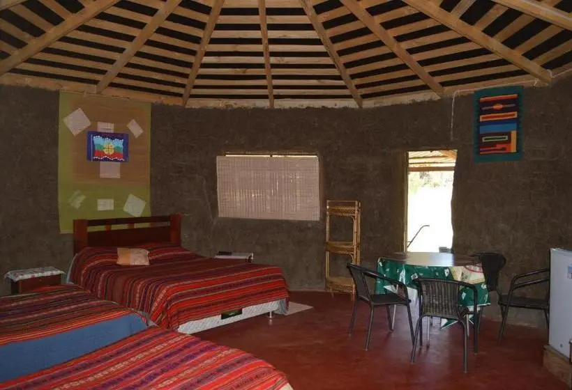 バスルーム共同エコノミー4人部屋, Coyunche Cabañas Y Camping Laja & San Rosendo