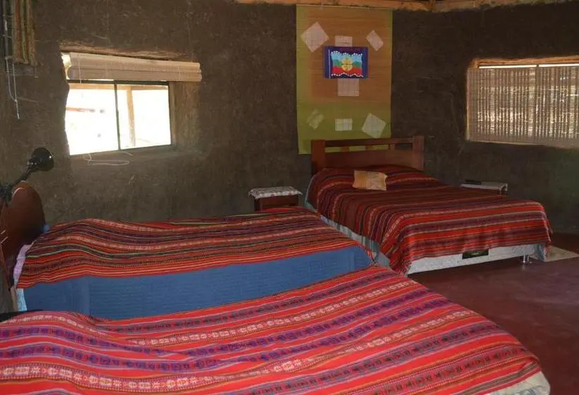 バスルーム共同エコノミー4人部屋, Coyunche Cabañas Y Camping Laja & San Rosendo