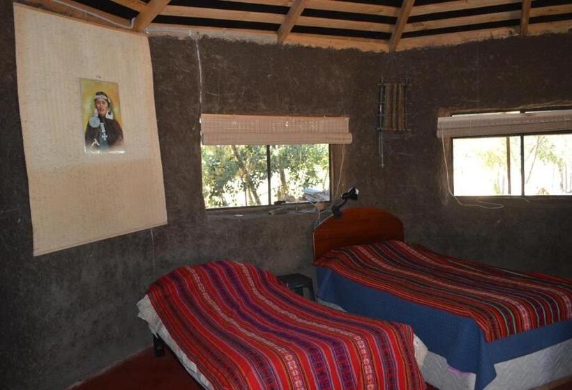 经济四人间 - 带共用浴室, Coyunche Cabañas Y Camping Laja & San Rosendo