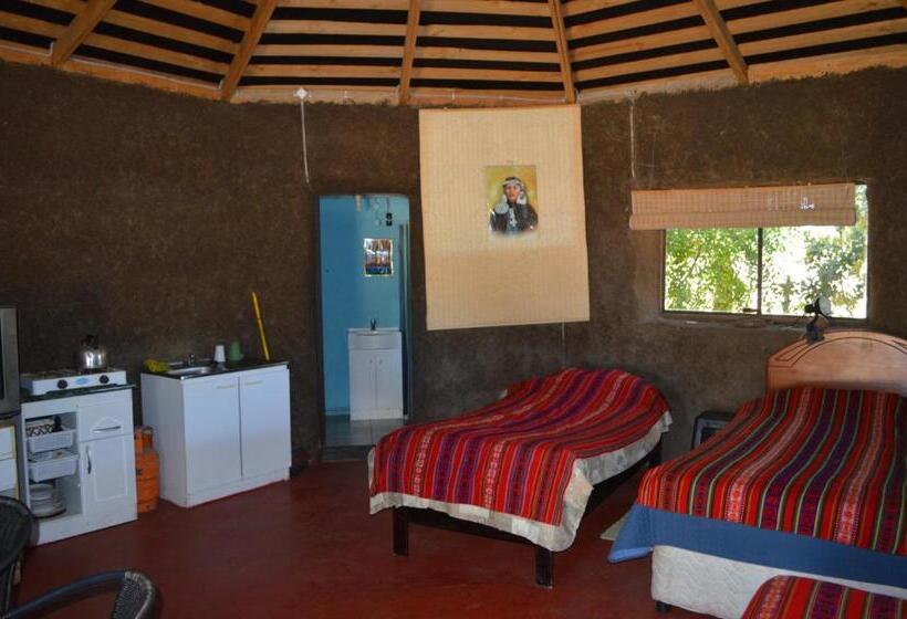 이코노미 쿼드러플룸(공용 화장실), Coyunche Cabañas Y Camping Laja & San Rosendo