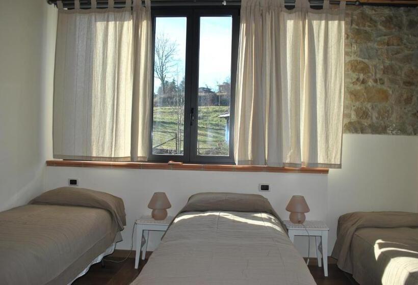 חדר סטנדרט לשלושה עם נוף לגינה, Agriturismo Petrarosa