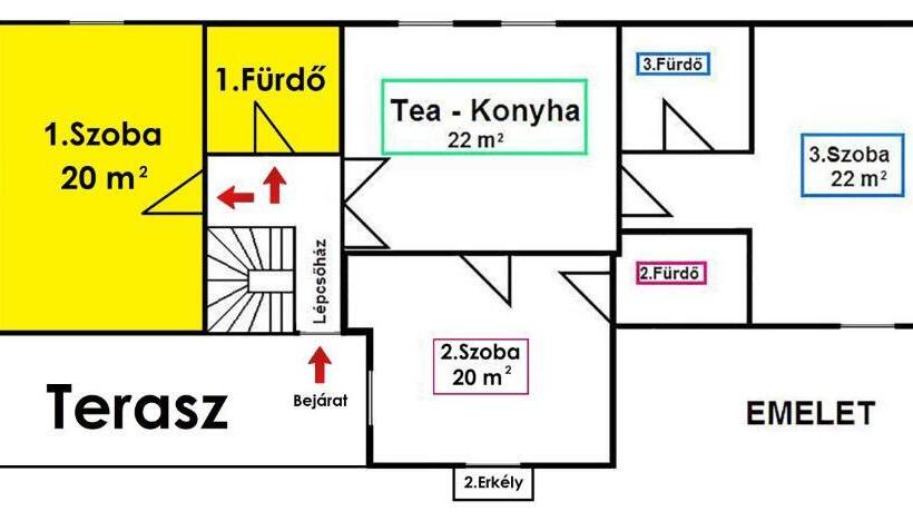 Номер Стандарт с Балконом, Vazul Vendégház