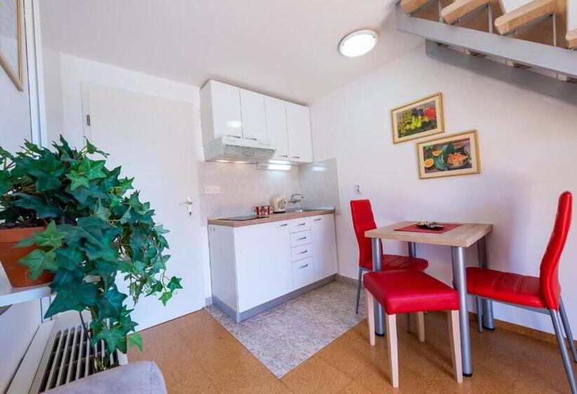 발코니가 있는 바다전망 스탠다드 스튜디오, Cina Apartments