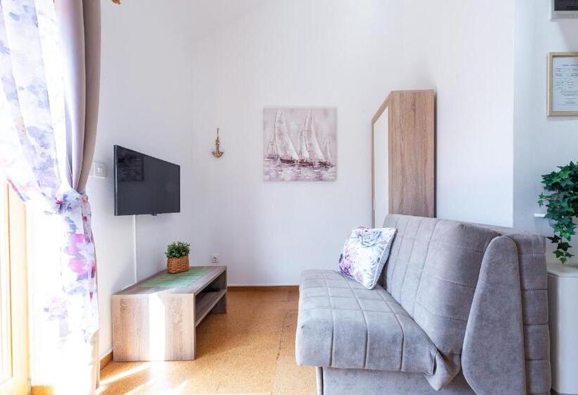 발코니가 있는 바다전망 스탠다드 스튜디오, Cina Apartments