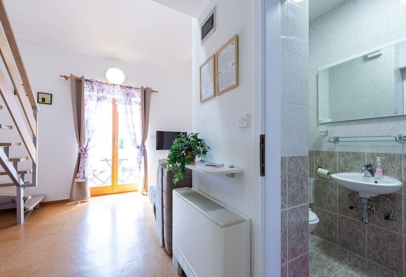 발코니가 있는 바다전망 스탠다드 스튜디오, Cina Apartments