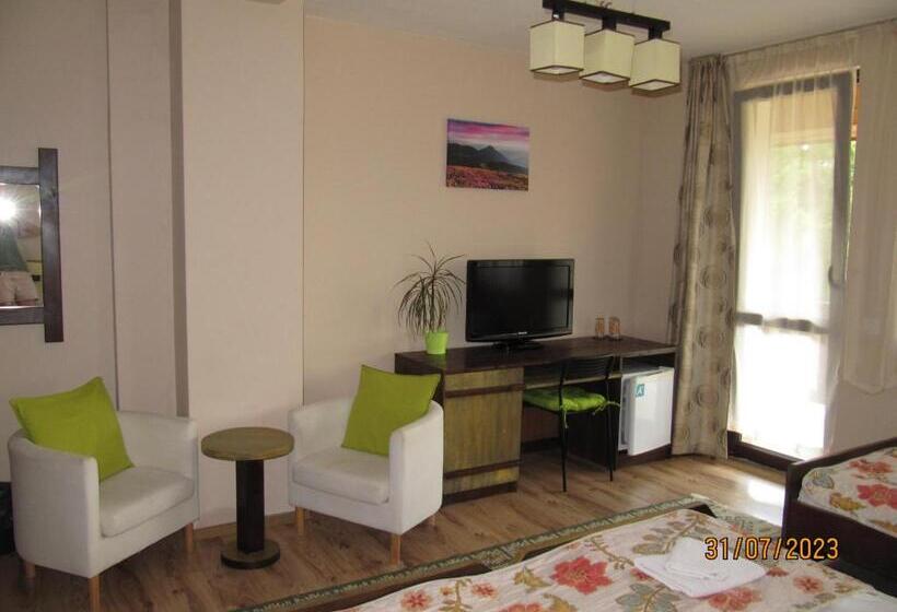 Трехместный Номер Стандарт с Балконом, Guest House Belchin View