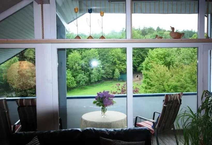 ２ベッドルームアパートメント, Pension Liesbachtal Direkt Am Waldrand Bayerische Rhön