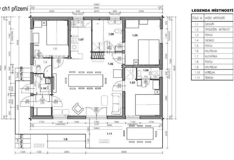 בקתת חדר, Chaty Pod Sokolím Hřbetem