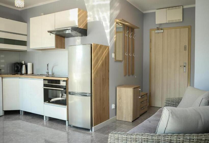 شقة غرفتين, Osiedle Cesarskie Apartamenty   Parking   Apartamenty Bryza