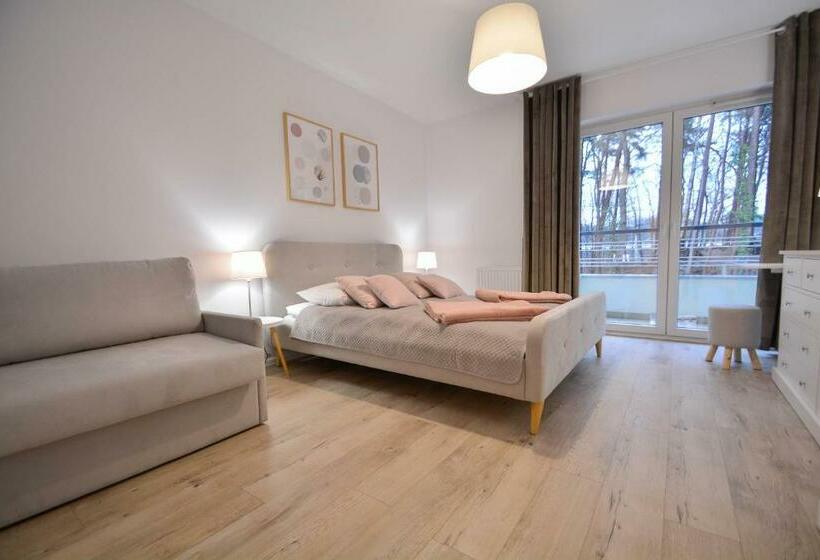 Апартаменты 1 Спальня, Osiedle Cesarskie Apartamenty   Parking   Apartamenty Bryza