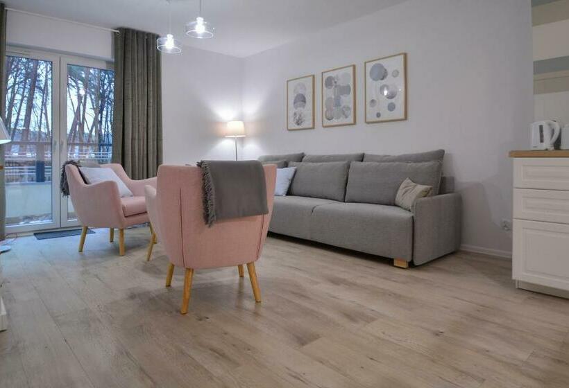 Апартаменты 1 Спальня, Osiedle Cesarskie Apartamenty   Parking   Apartamenty Bryza