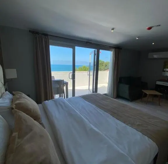 Deluxe-huone Merinäkymä Parveke, Alarga Premier Otel