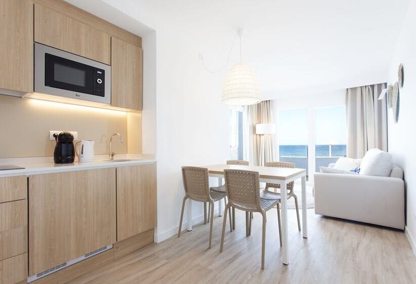 プレミアムアパートメント、1ベッドルーム 、オーシャンビュー, Apartamentos Ses Roquetes
