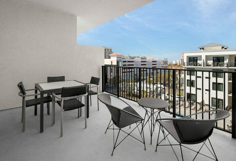 شقة ديلوكس غرفة واحدة, Courtyard By Marriott Clearwater Beach