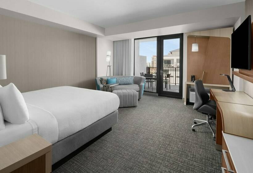 전망 스탠다드 룸 더블 침대, Courtyard By Marriott Clearwater Beach