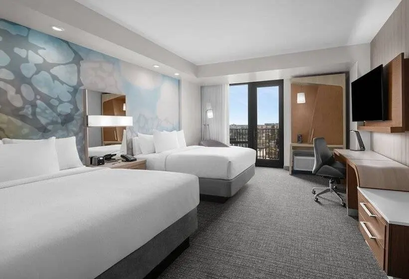 ２ダブルベッドのスタンダードルーム, Courtyard By Marriott Clearwater Beach
