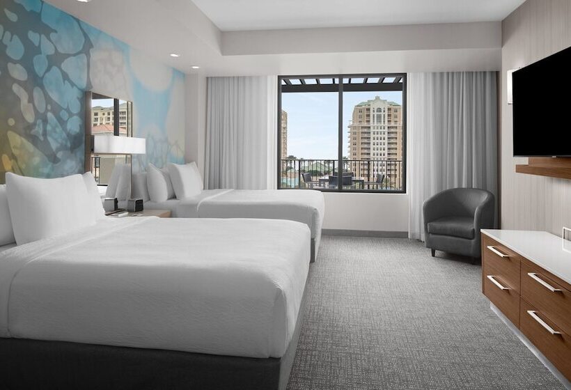 غرفه قياسيه سريرين مزدوجين, Courtyard By Marriott Clearwater Beach