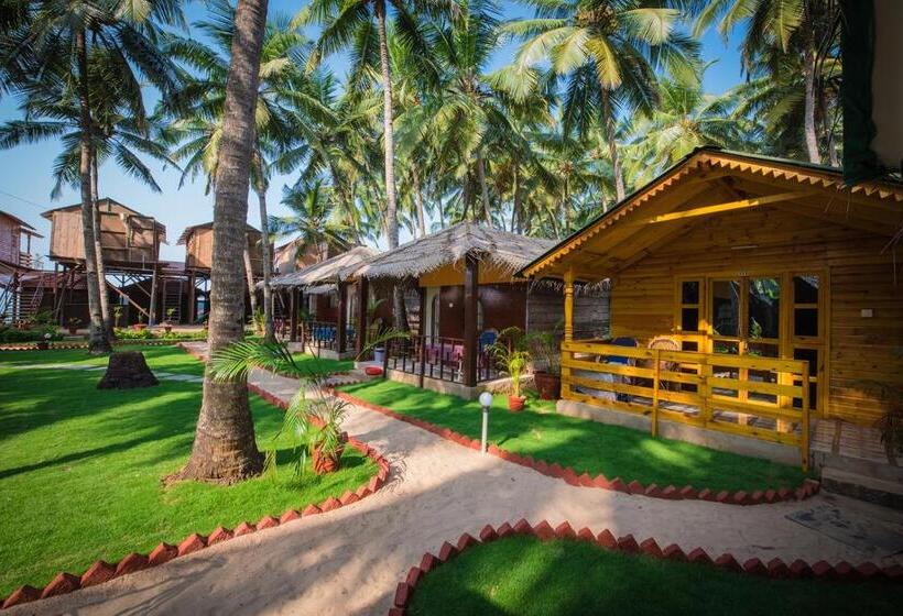 غرفة ديلوكس مطلّة علي الحديقة, Om Sai Beach Huts