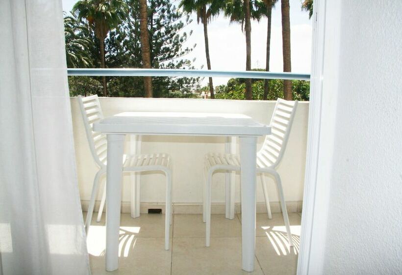 דירת 2 חדרי שינה עם נוף לבריכה, Aparthotel Playa del Sol - Adults Only