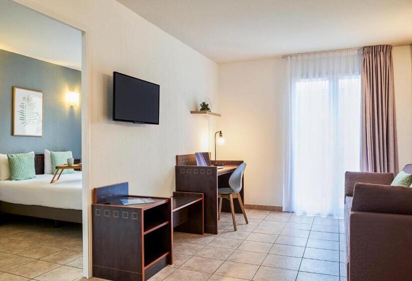 شقة غرفة نوم واحدة مزودة بشُرفة, Aparthotel Adagio Access Nice Garibaldi