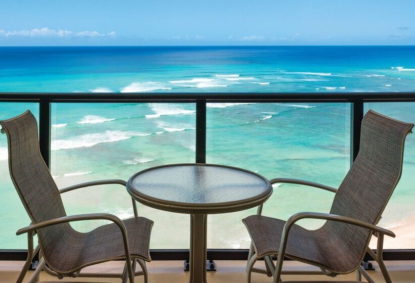 غرفه قياسيه سريرين مزدوجين, Outrigger Waikiki Beach Resort